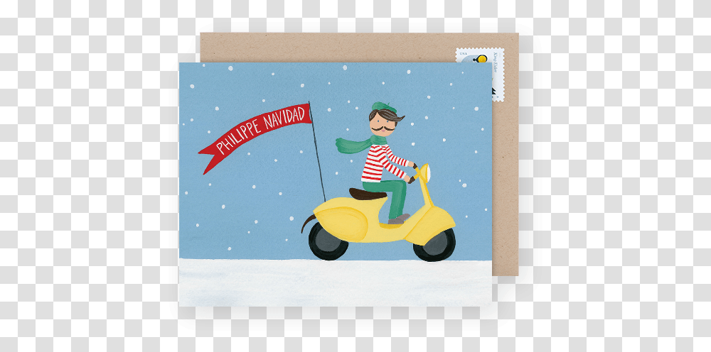 Hipster Holiday Card Illustration, Wheel, Machine, Person, Human Transparent Png