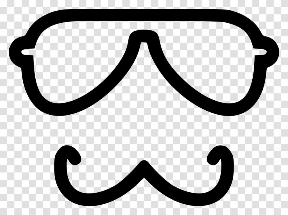 Hipster Man Icon Free Download, Stencil, Sunglasses, Accessories, Accessory Transparent Png