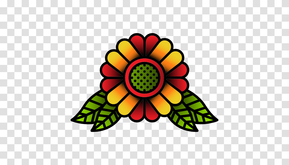 Hipster Old School Nature Vintage Flower Tattoo Icon, Pattern, Lamp Transparent Png