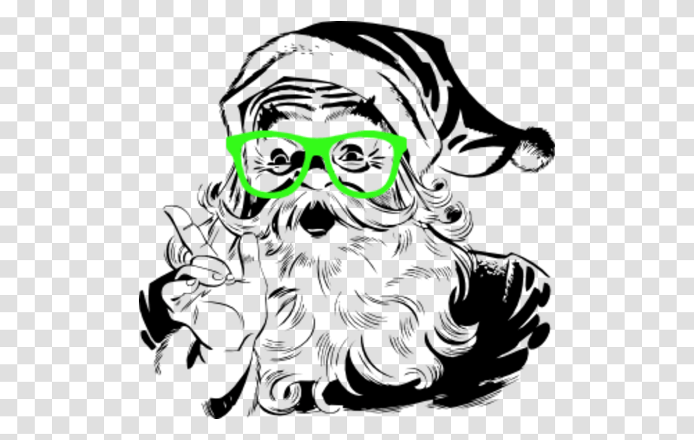 Hipster Santa Free Images, Goggles, Accessories, Accessory, Sunglasses Transparent Png