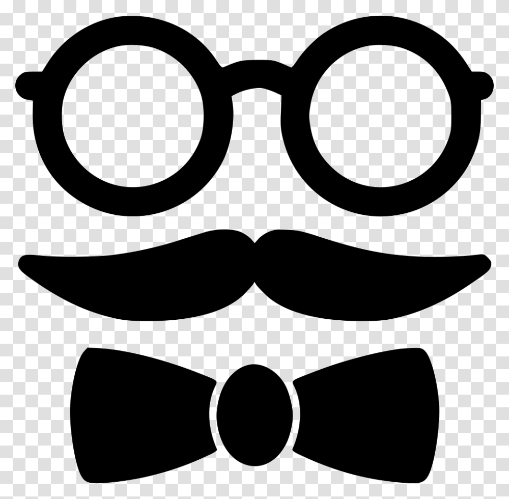 Hipster Style Ii Doodle For Sunglasses, Accessories, Accessory, Stencil, Mustache Transparent Png