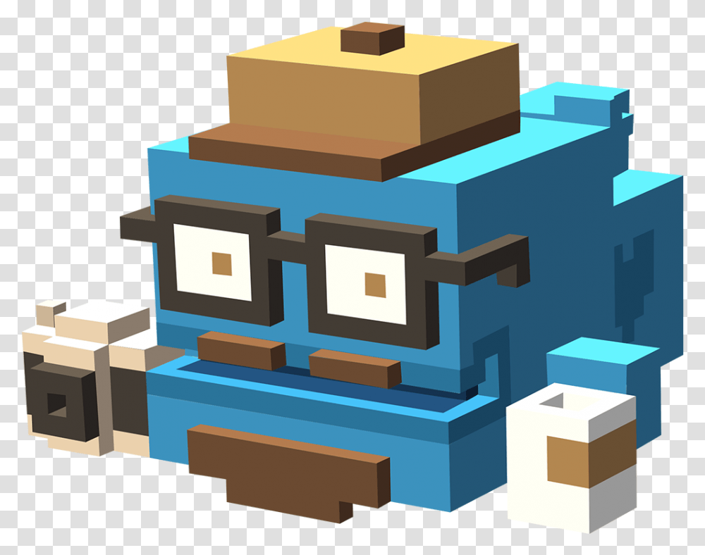 Hipster Whale We Develop Great Games, Toy, Building, Minecraft, Network Transparent Png