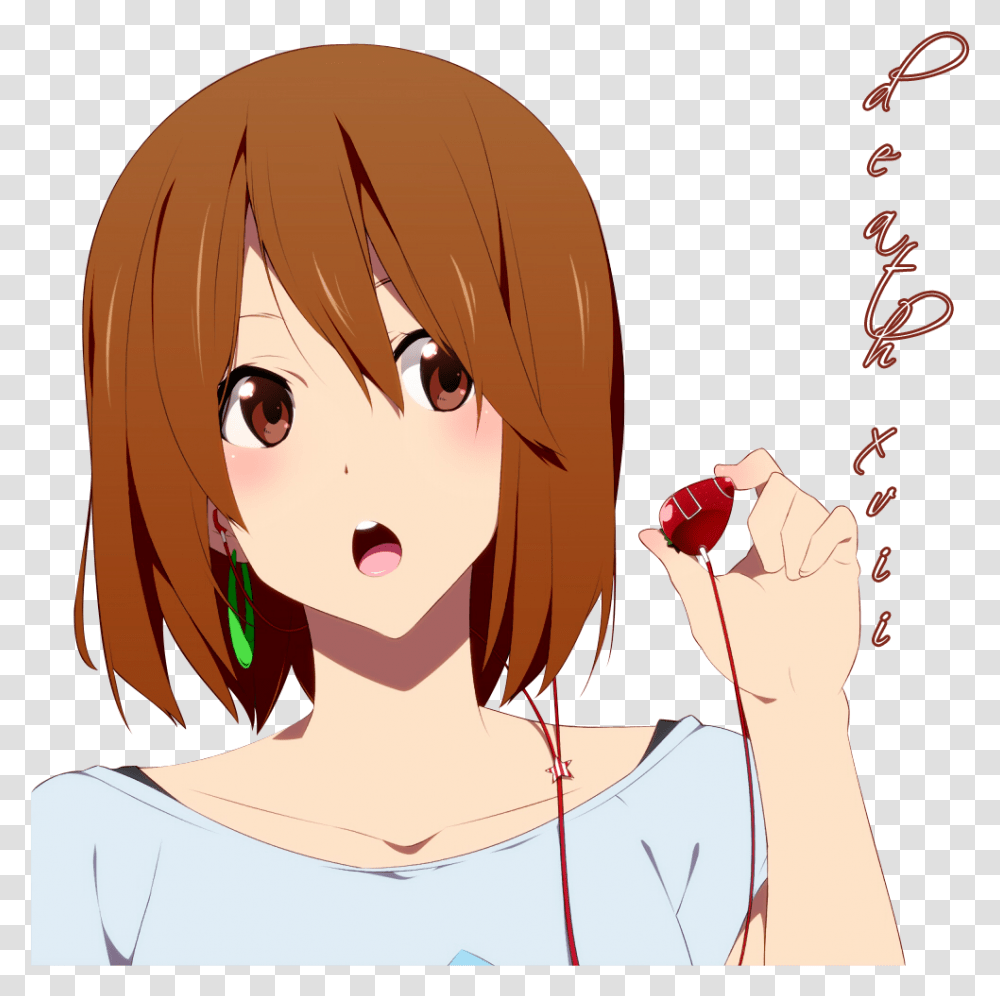 Hirasawa Yui No Thank You, Sweets, Food, Confectionery, Person Transparent Png