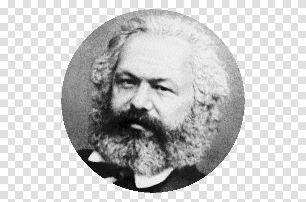His Life And His Works Download Karl Marx, Face, Person, Head, Beard Transparent Png