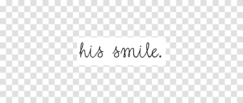 His Smile Tumblr Discovered, Handwriting, Signature, Autograph Transparent Png