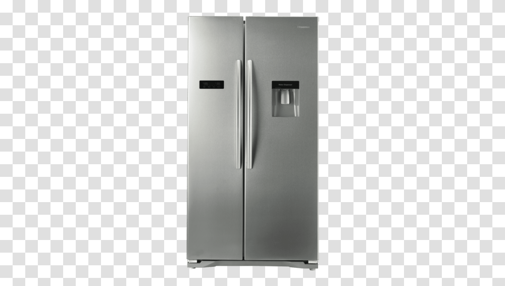 Hisense 610l Side By Side Fridge, Appliance, Refrigerator Transparent Png