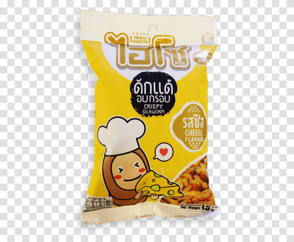 Hiso Cheese Flavored Silkworm Pupae Snack, Food, Plant, Poster, Advertisement Transparent Png