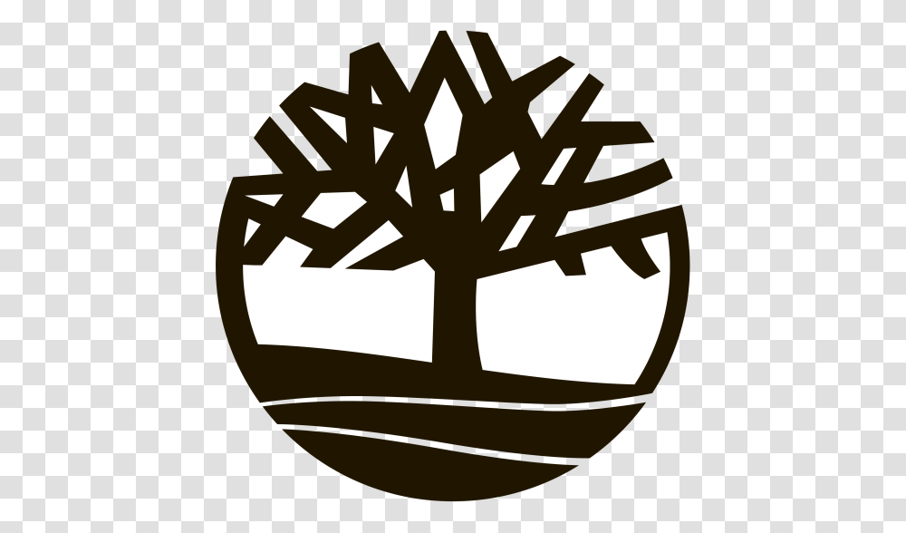 Historia Del Logo De Timberland Tree Logo Brand Name Timberland Logo, Cross, Symbol, Plant, Art Transparent Png