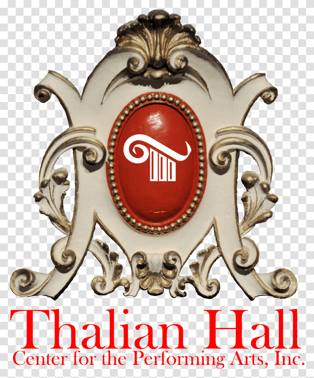 Historic Thalian Hall Center For The Performing Arts Solid, Logo, Symbol, Trademark, Emblem Transparent Png