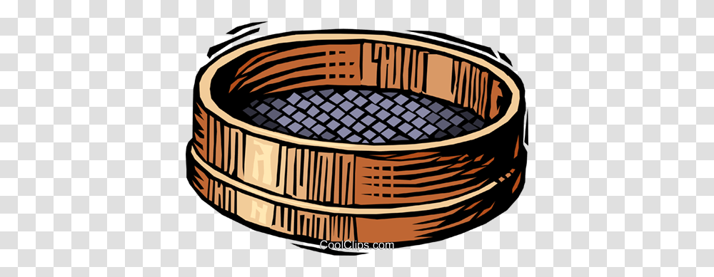 Historical Sifter Royalty Free Vector Clip Art Illustration, Basket, Buckle, Woven, Jacuzzi Transparent Png