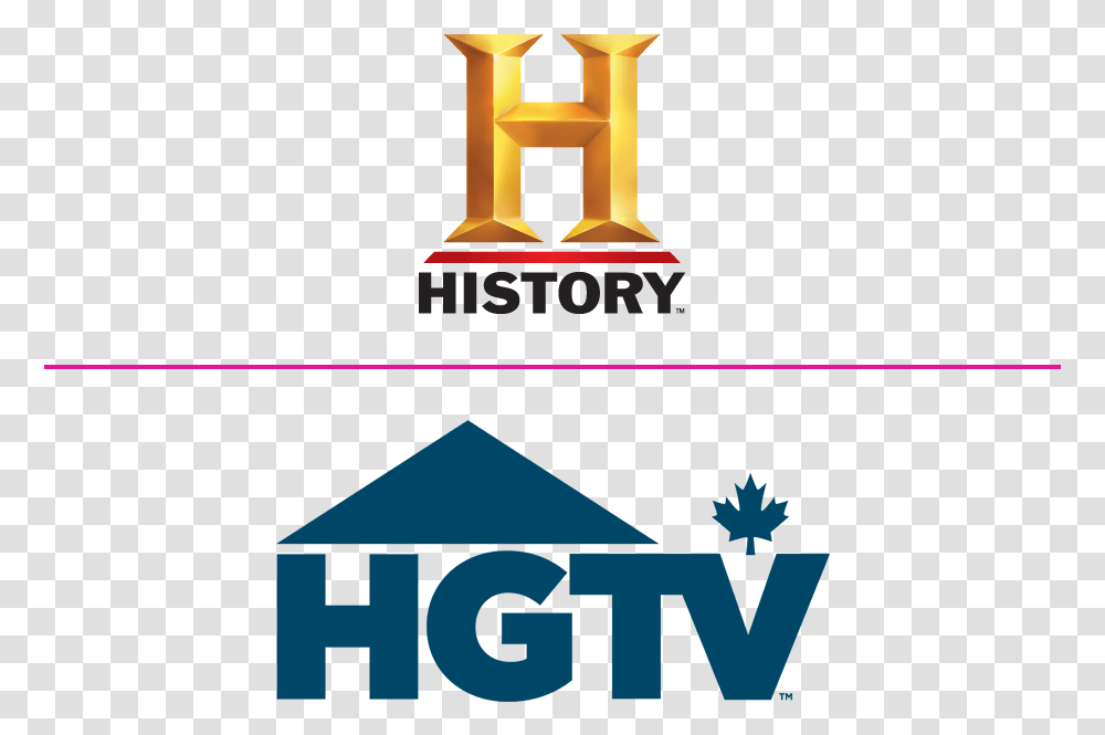 History And Hgtv Logos Sign, Trademark, Furniture Transparent Png
