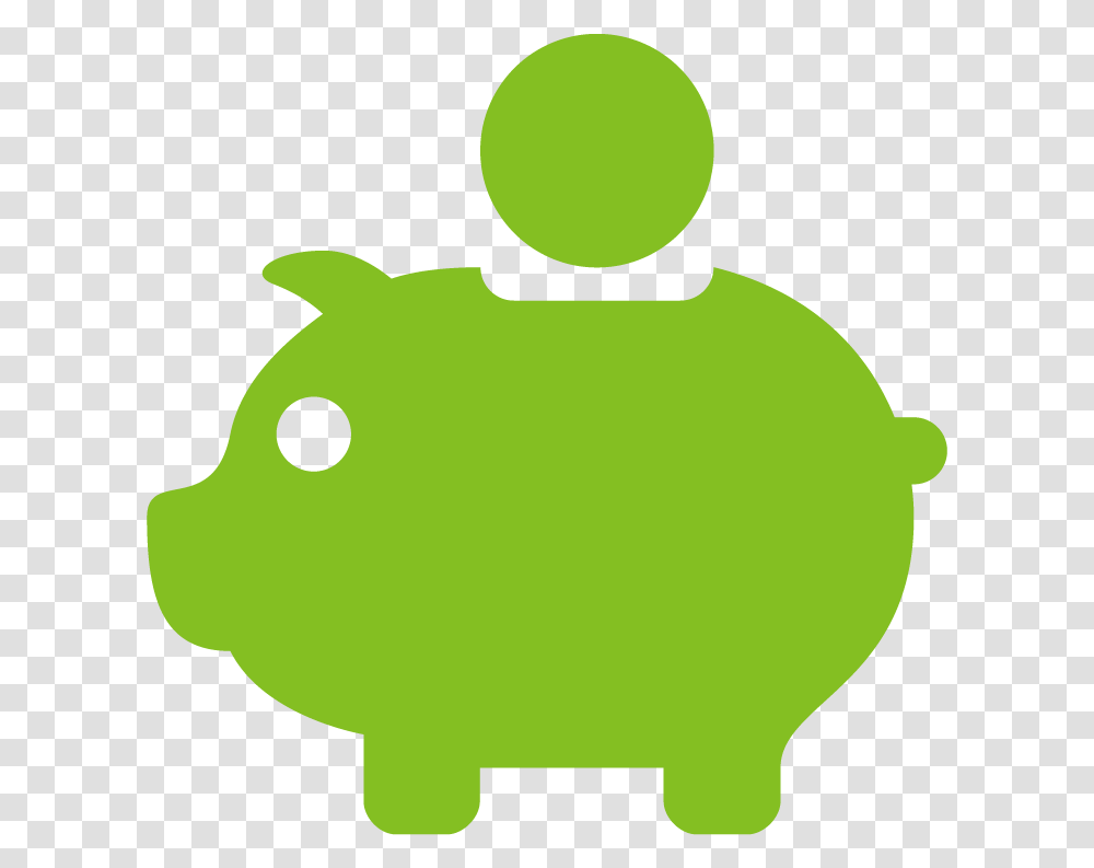 History Class Clipart Money Saving High Resolution, Green, Piggy Bank Transparent Png