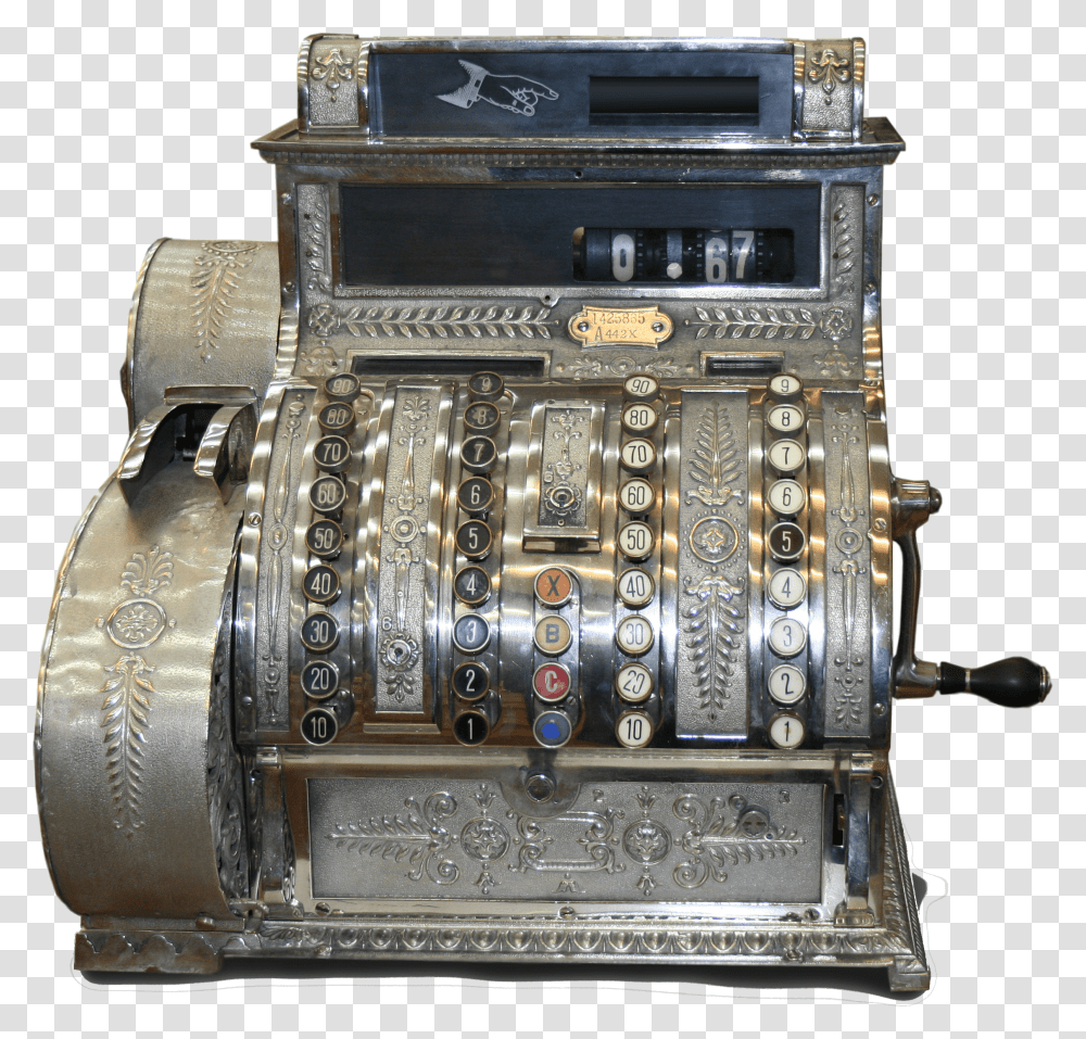 History Of Cash Registers, Machine, Engine, Motor, Mailbox Transparent Png