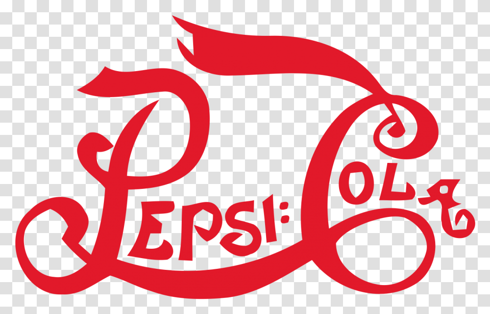 History Of Logos Coca Cola Vs Pepsi - Scorpio Pubblicit Pepsi Cola Logo 1905, Text, Label, Alphabet, Symbol Transparent Png