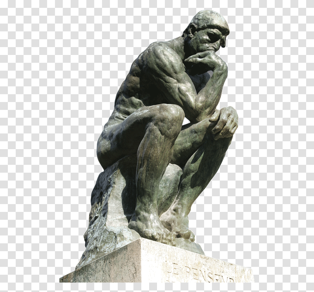 History Of Philosophy By Anne Rooney Think Statue, Sculpture, Figurine, Person Transparent Png