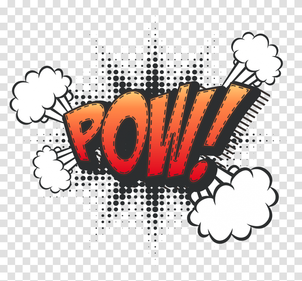 Hit Effect Pow, Dynamite Transparent Png