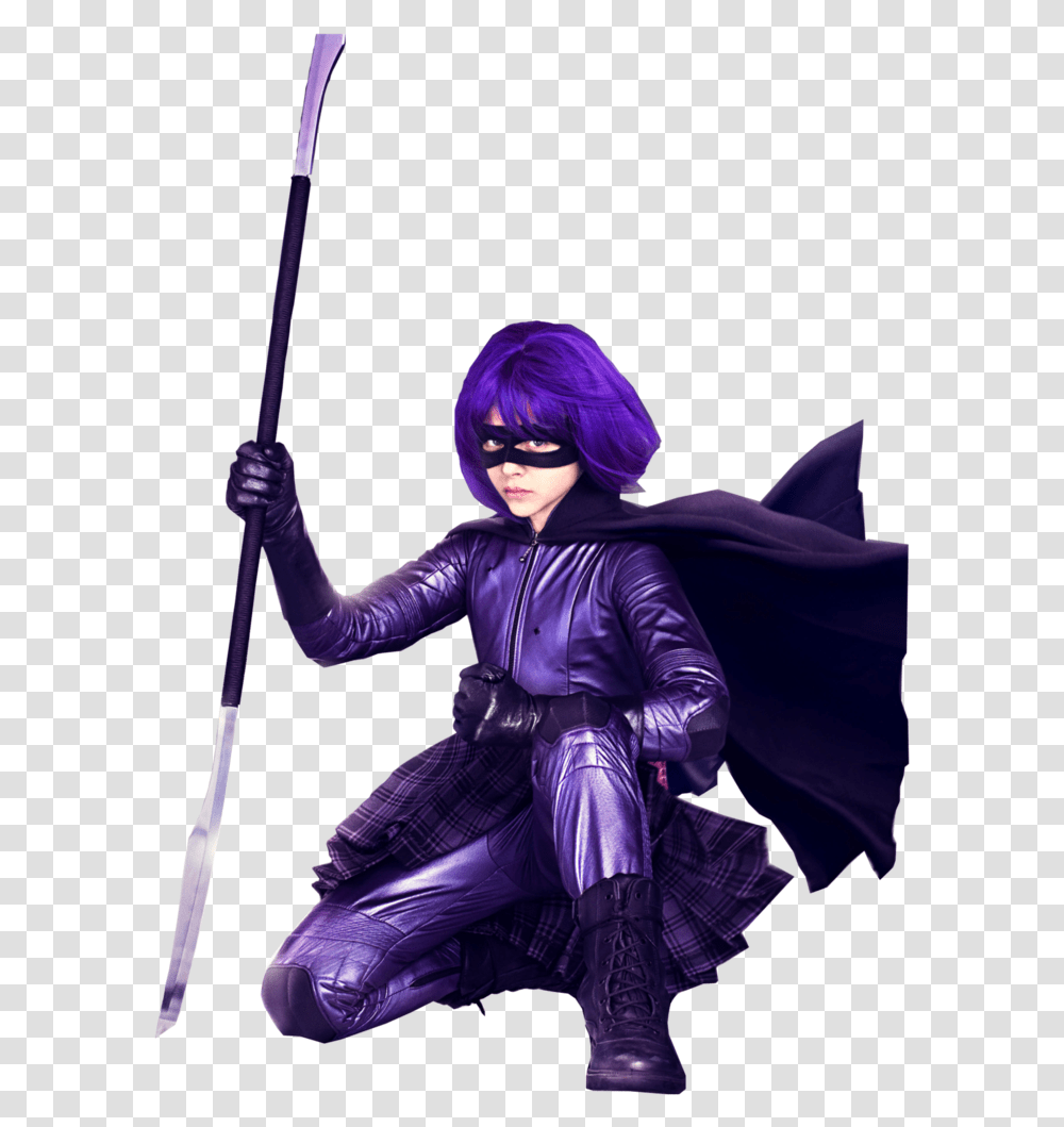 Hit Girl Weapons, Costume, Bow, Person Transparent Png