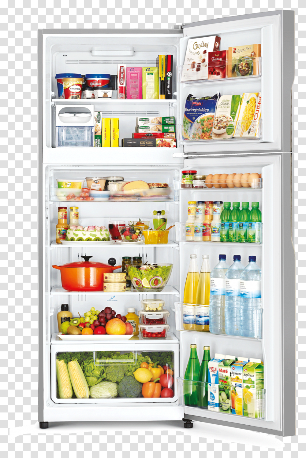 Hitachi 2 Door Refrigerator R, Appliance, Shelf, Plant Transparent Png