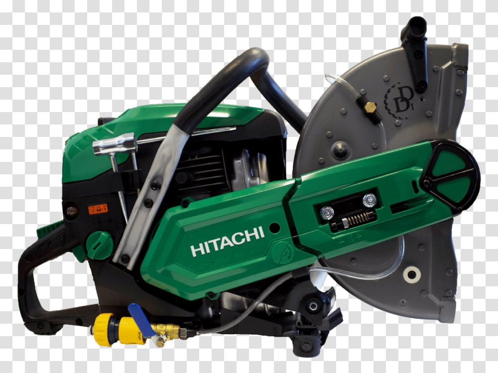 Hitachi, Tool, Chain Saw, Lawn Mower, Helmet Transparent Png