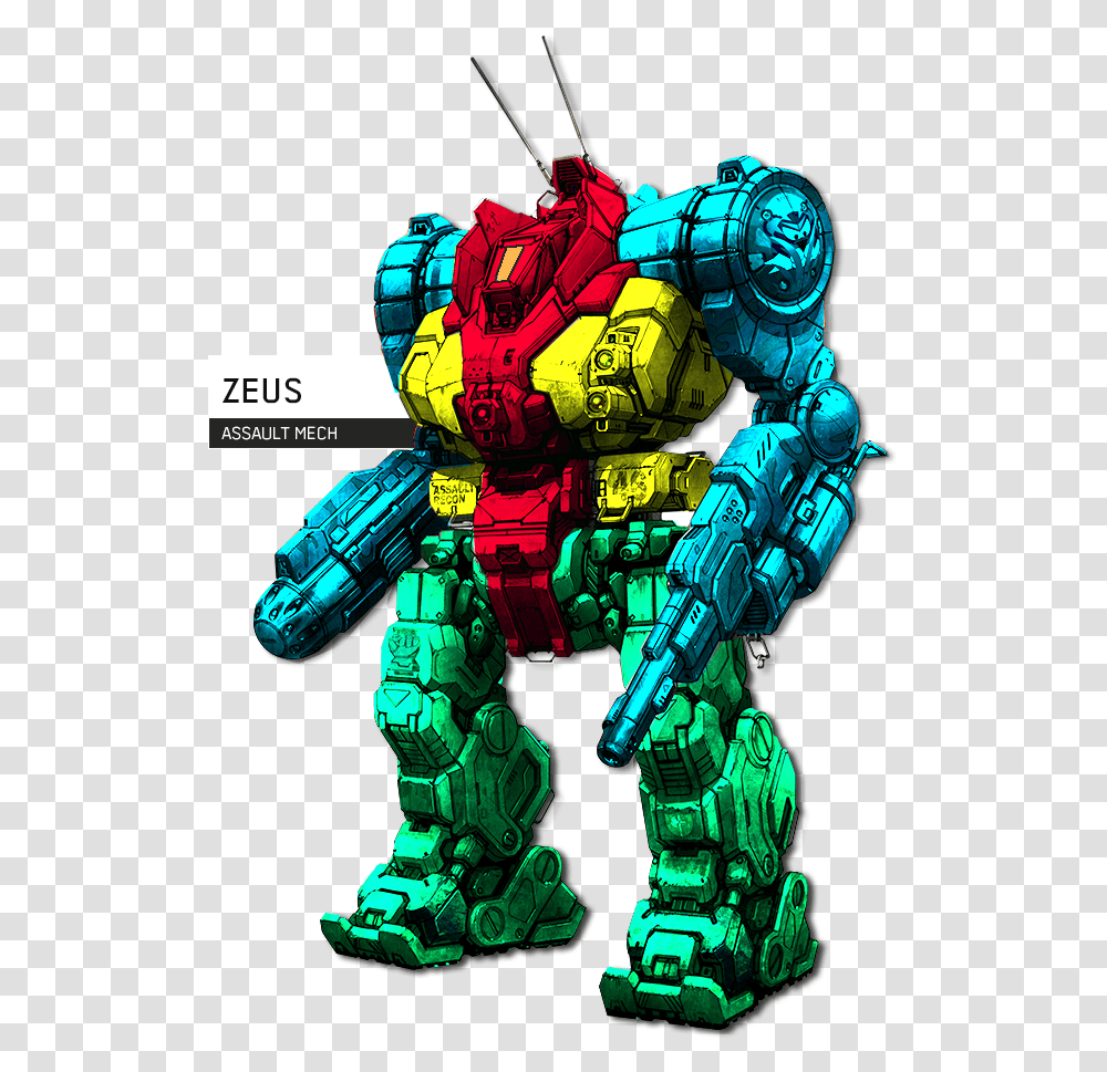 Hitbox Mwo Zeus, Toy, Robot Transparent Png