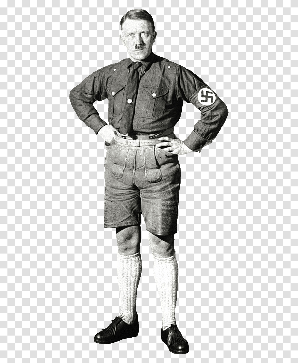 Hitler, Celebrity, Shorts, Tie Transparent Png