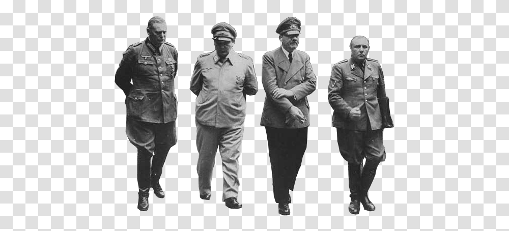 Hitler W Wilczym Szancu Standing, Person, Sleeve, Long Sleeve Transparent Png