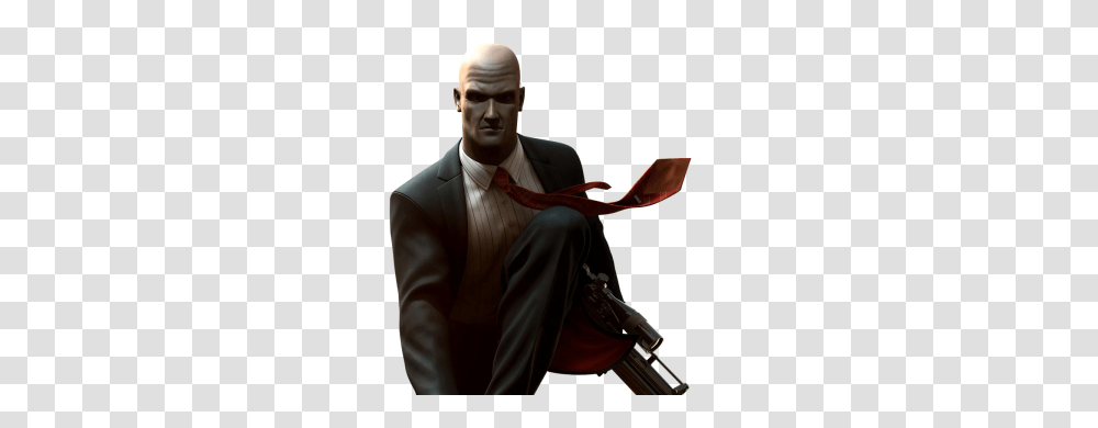 Hitman, Character, Person, Chair Transparent Png