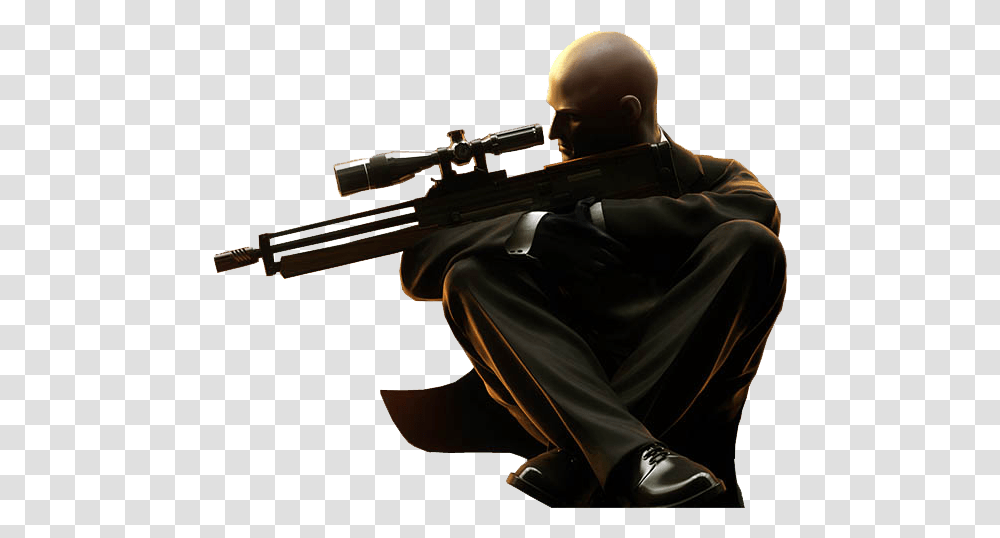 Hitman, Character, Person, Human, Gun Transparent Png