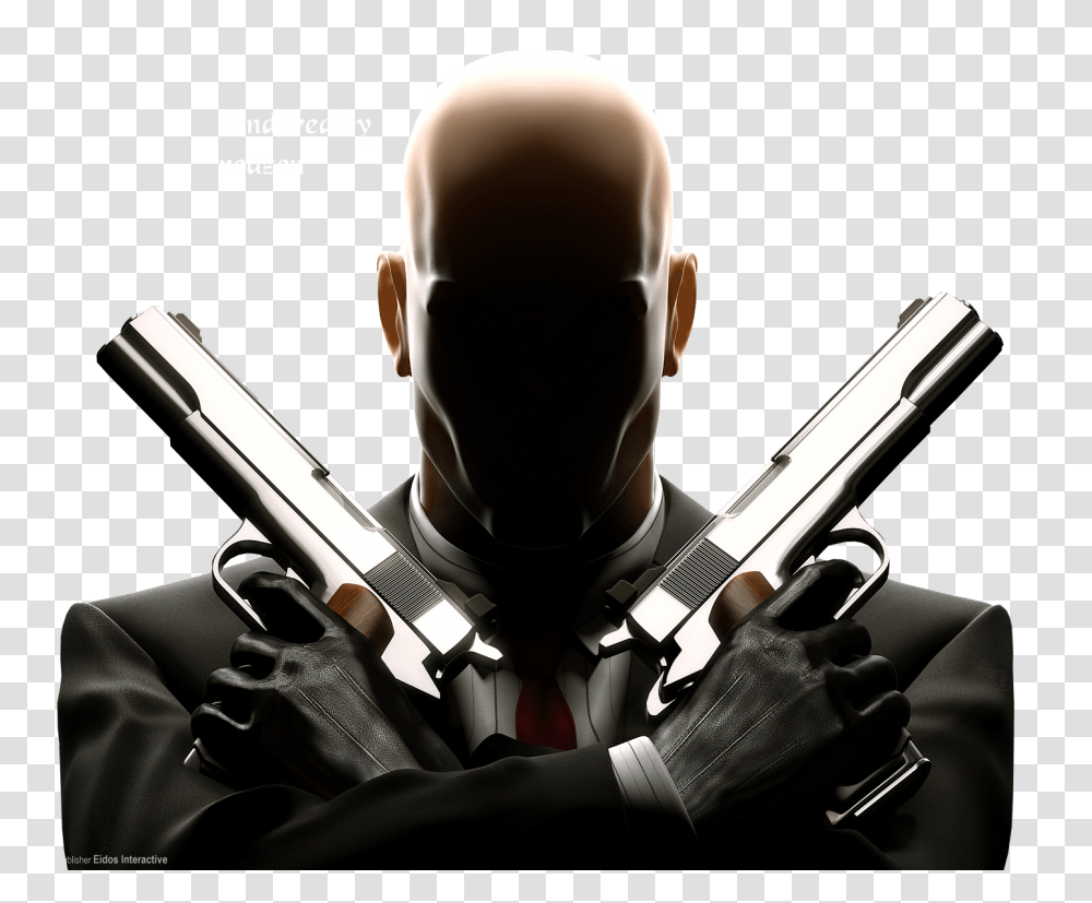 Hitman, Character, Person, Human, Weapon Transparent Png