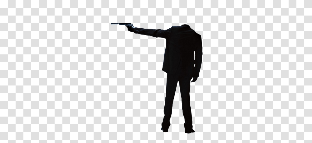 Hitman, Character, Person, Standing, Silhouette Transparent Png