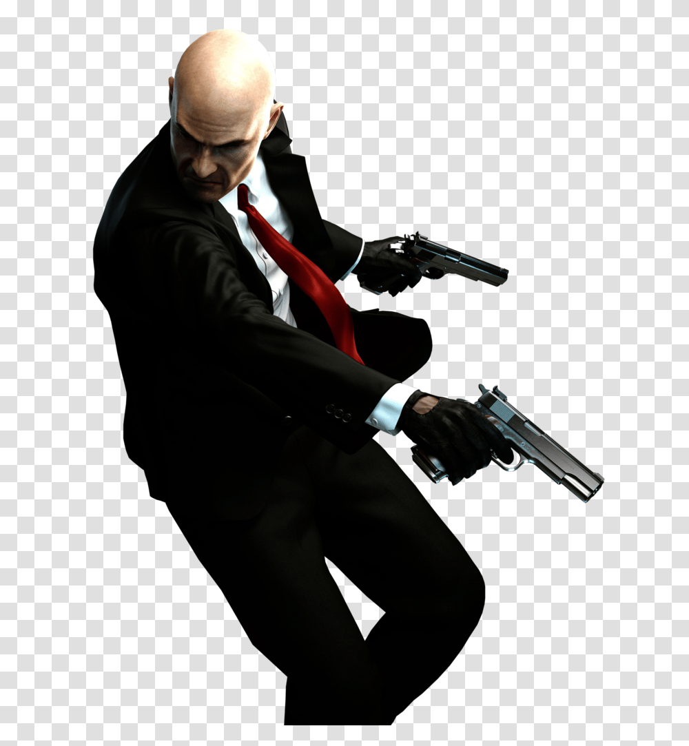 Hitman, Character, Person, Suit, Overcoat Transparent Png