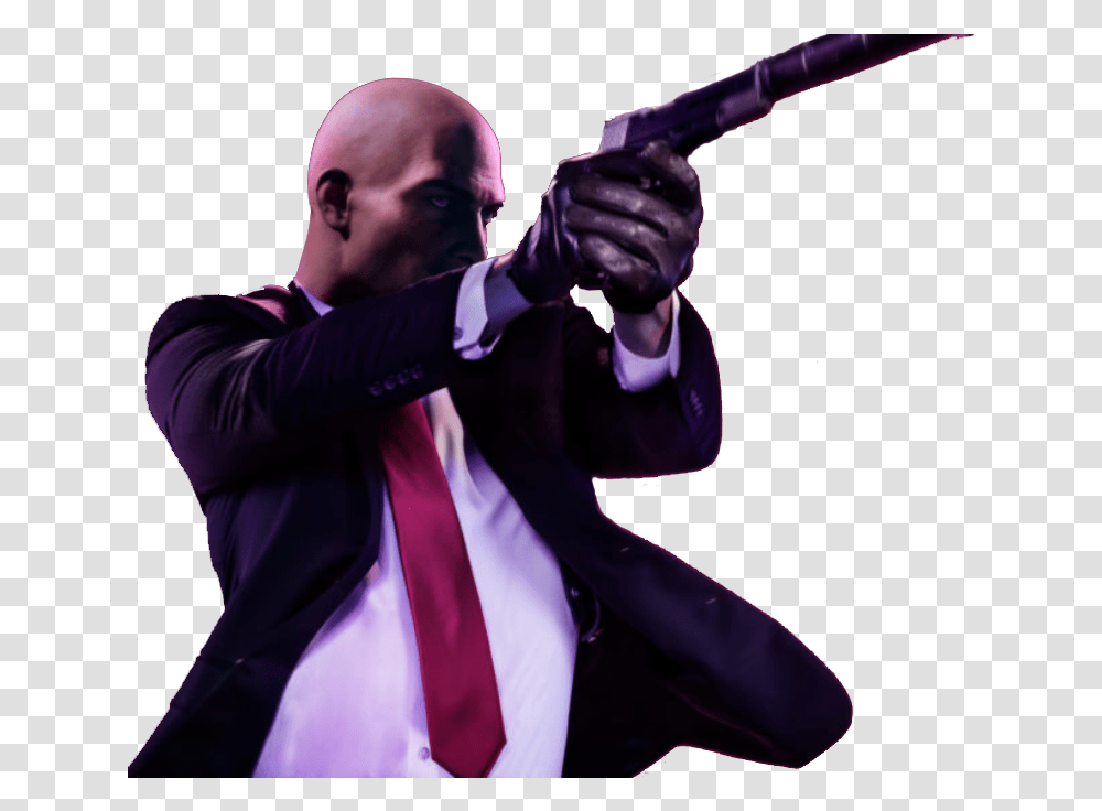 Hitman Hitman 2, Person, Weapon, Suit, Overcoat Transparent Png