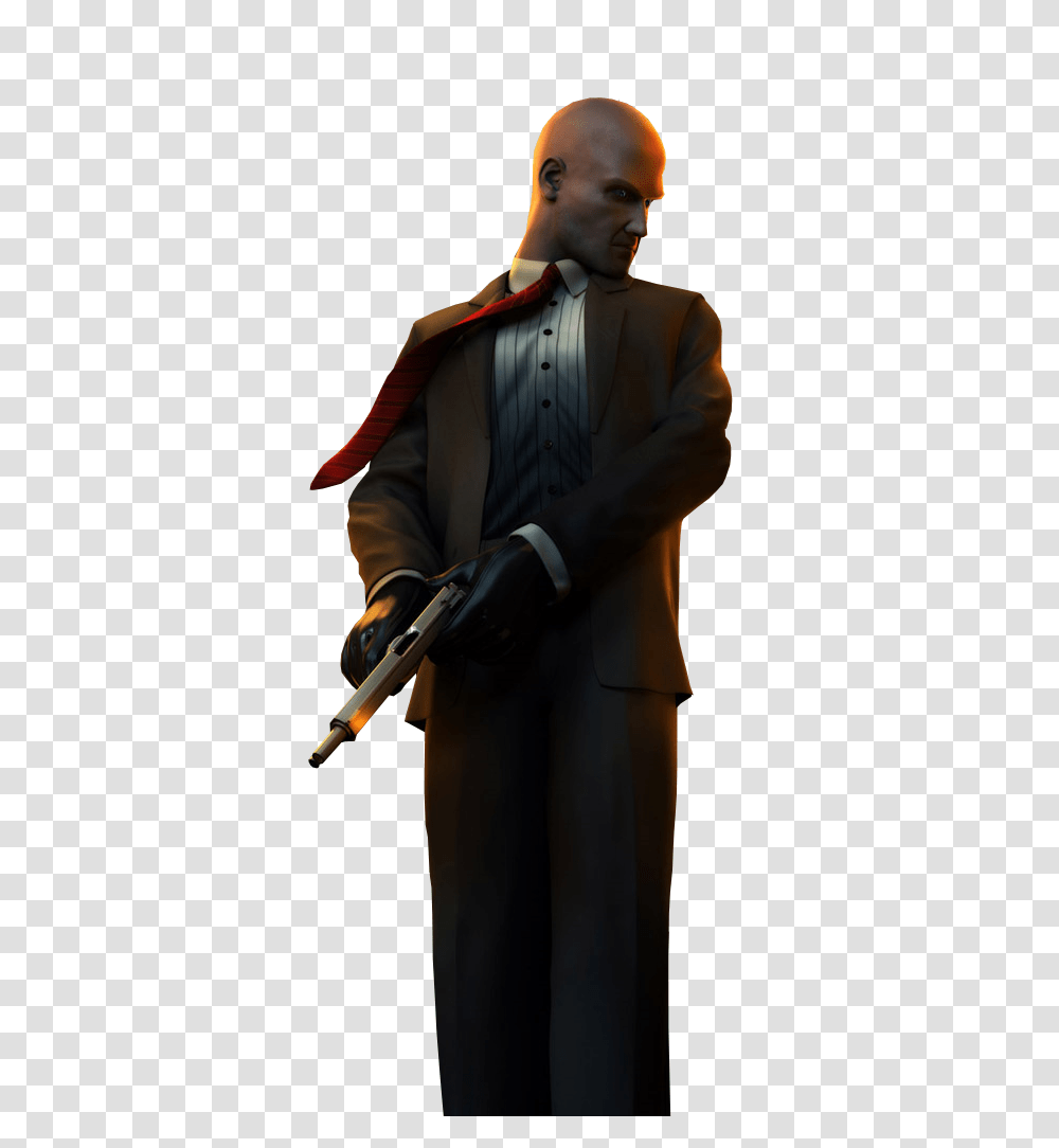 Hitman, Person, Coat, Overcoat Transparent Png