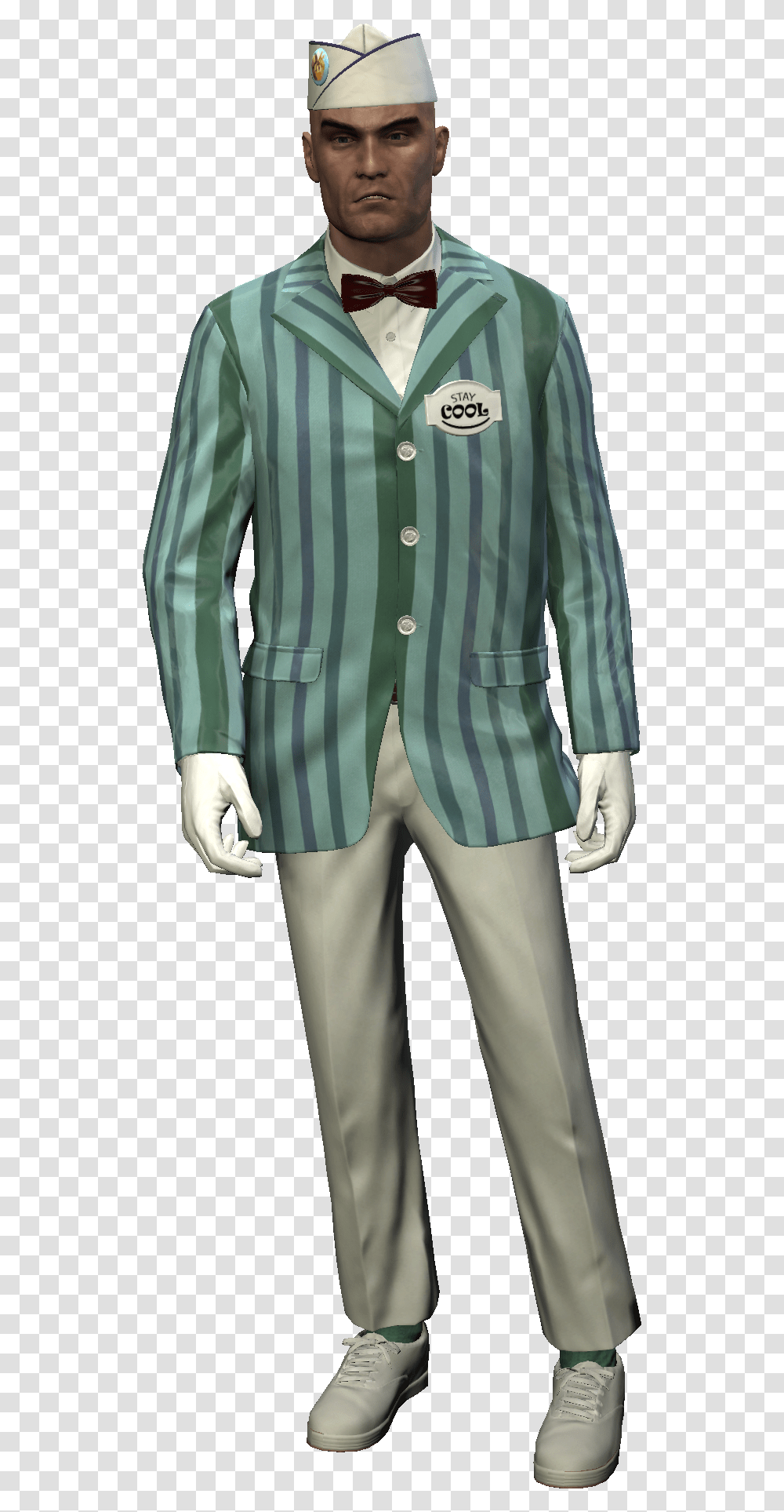 Hitman Wiki Ice Cream Man Suit, Blazer, Jacket, Coat Transparent Png