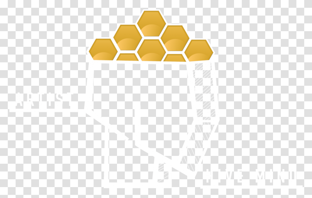 Hive Mind Logo White Honeycomb, Nature, Outdoors, Building Transparent Png