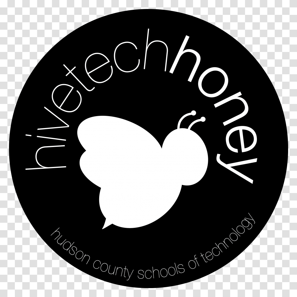 Hive Tech Honey - High School Circle, Stencil, Hand, Footprint, Plant Transparent Png