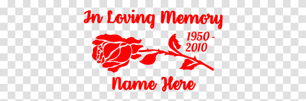 Hjlwst Sexy Rose Tattoo Stickers Loving Memory Svg Free, Poster, Advertisement, Text, Alphabet Transparent Png