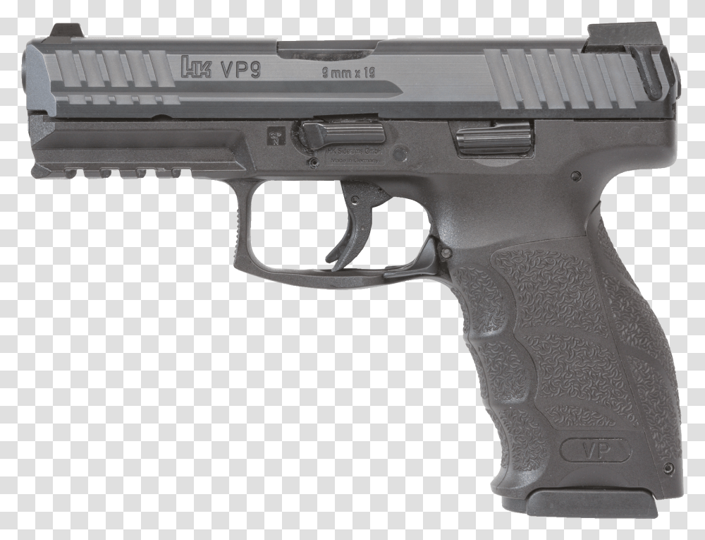 Hk Vp9 Tactical, Gun, Weapon, Weaponry, Handgun Transparent Png