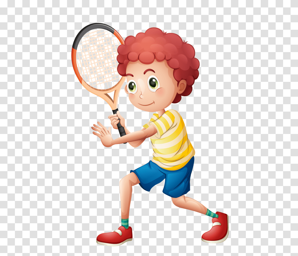 Hkde School Clipart Tennis Tennis, Person, Human, Hair, Racket Transparent Png