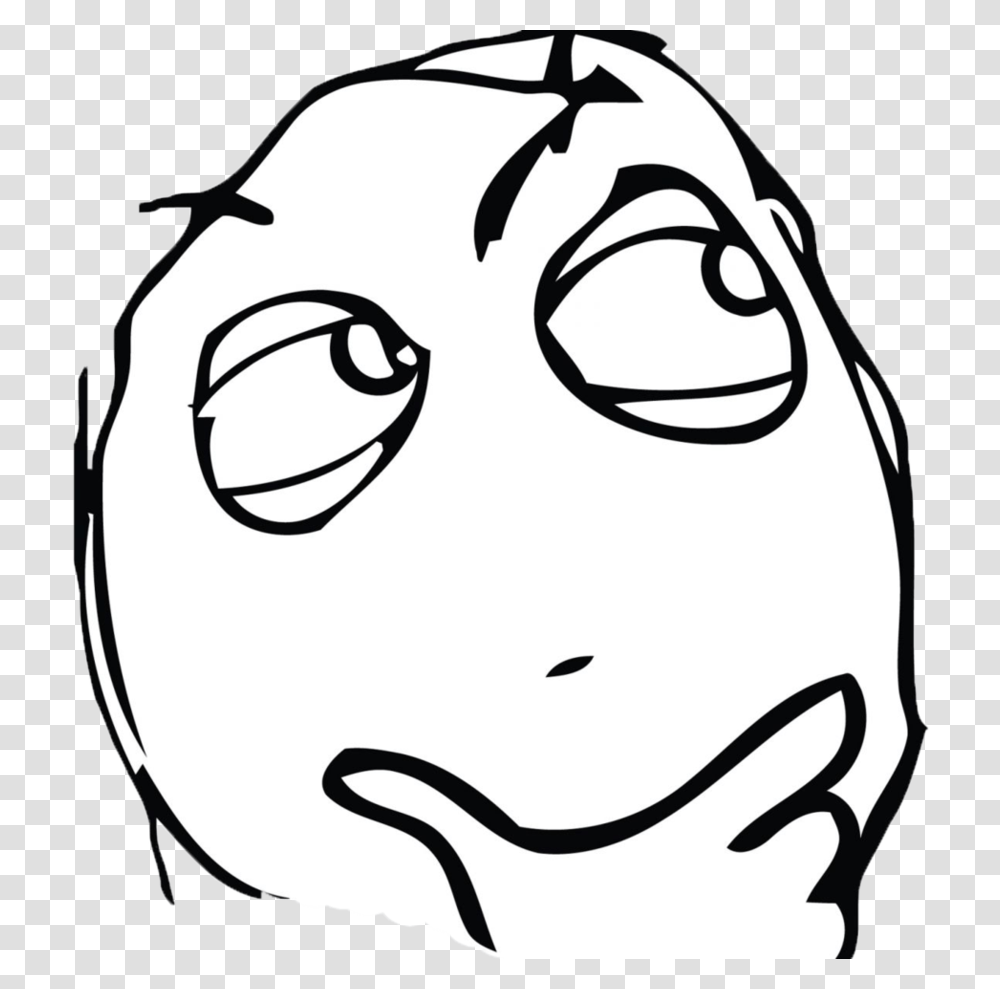 Hmm Thinking Face Emoji Know Your Meme, Drawing, Stencil, Sketch Transparent Png