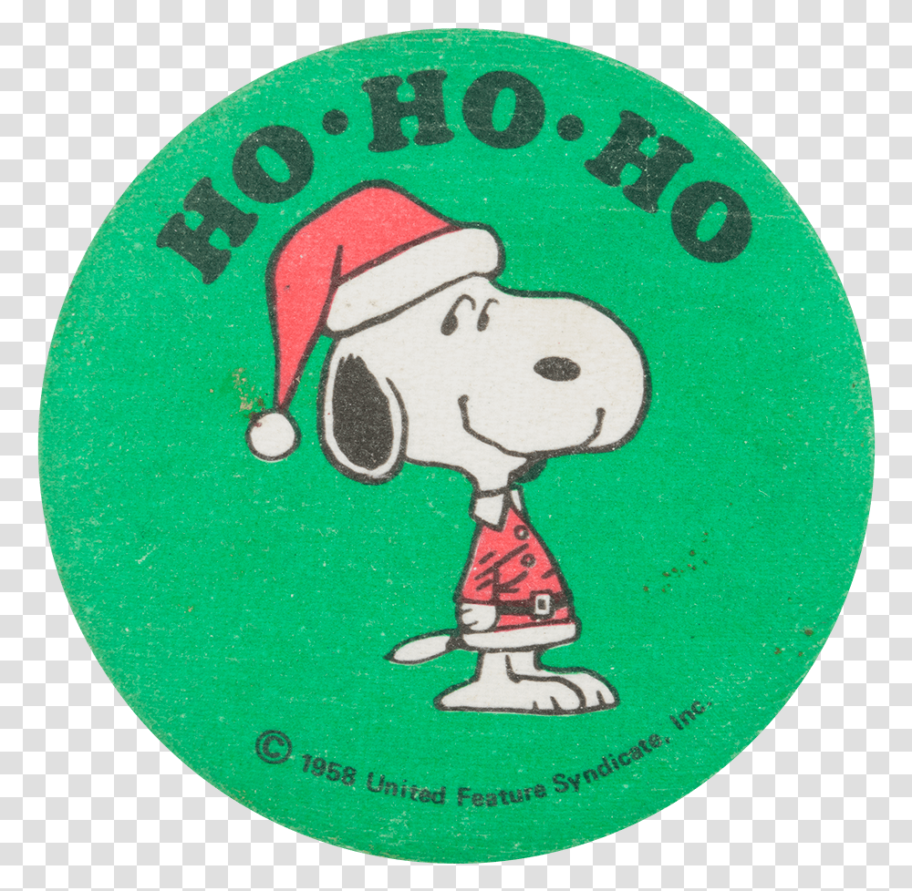 Ho Ho Ho Snoopy Entertainment Button Museum Shower Icon, Logo, Trademark, Badge Transparent Png