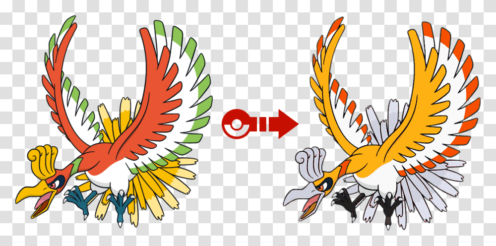 Ho Oh Pokemon Ho Oh, Emblem, Eagle Transparent Png