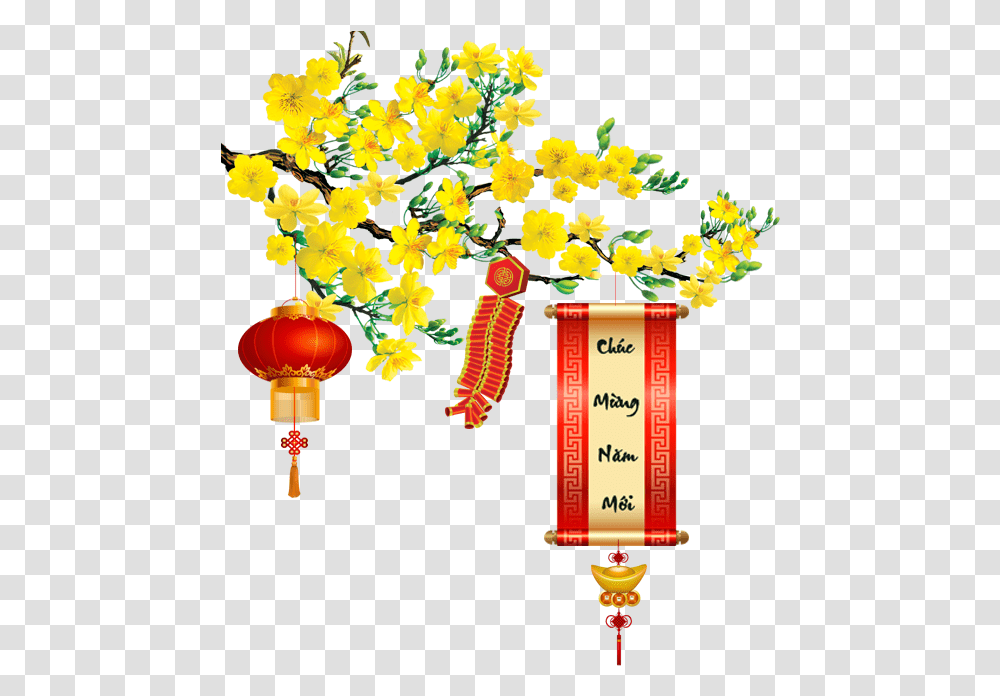 Hoa Mai, Plant, Flower, Food, Lamp Transparent Png