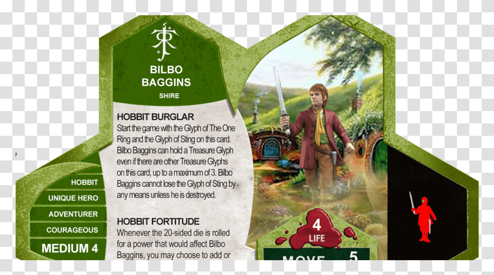 Hobbit Heroscape Cards, Person, Advertisement, Poster, Flyer Transparent Png