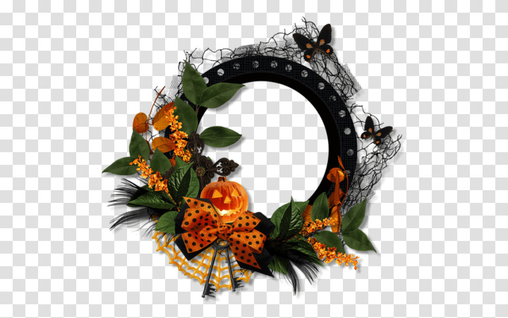 Hobby Halloween Frame, Floral Design, Pattern Transparent Png