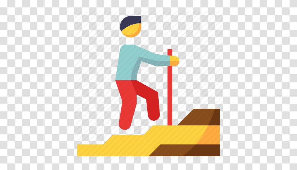 Hobby Human Moutain Trekking Walkiing Icon, Vehicle, Transportation, Cleaning, Standing Transparent Png