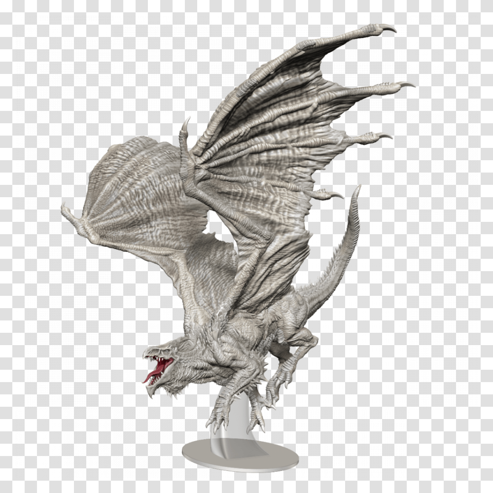 Hobby Master Icons Of The Realms Adult White Dragon, Bird, Animal, Figurine Transparent Png