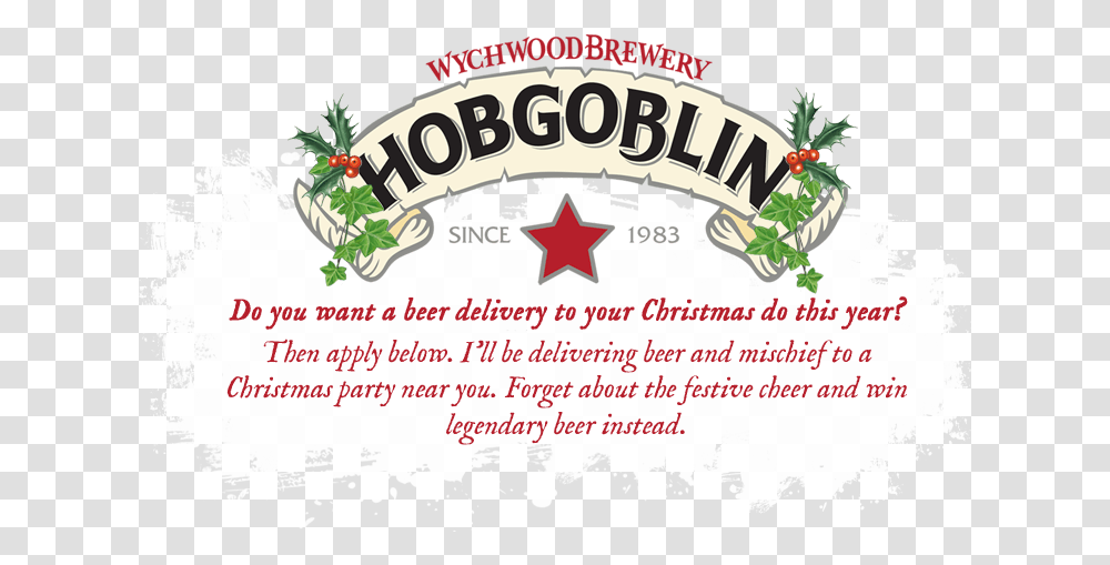 Hobgoblin Beer, Label, Plant Transparent Png