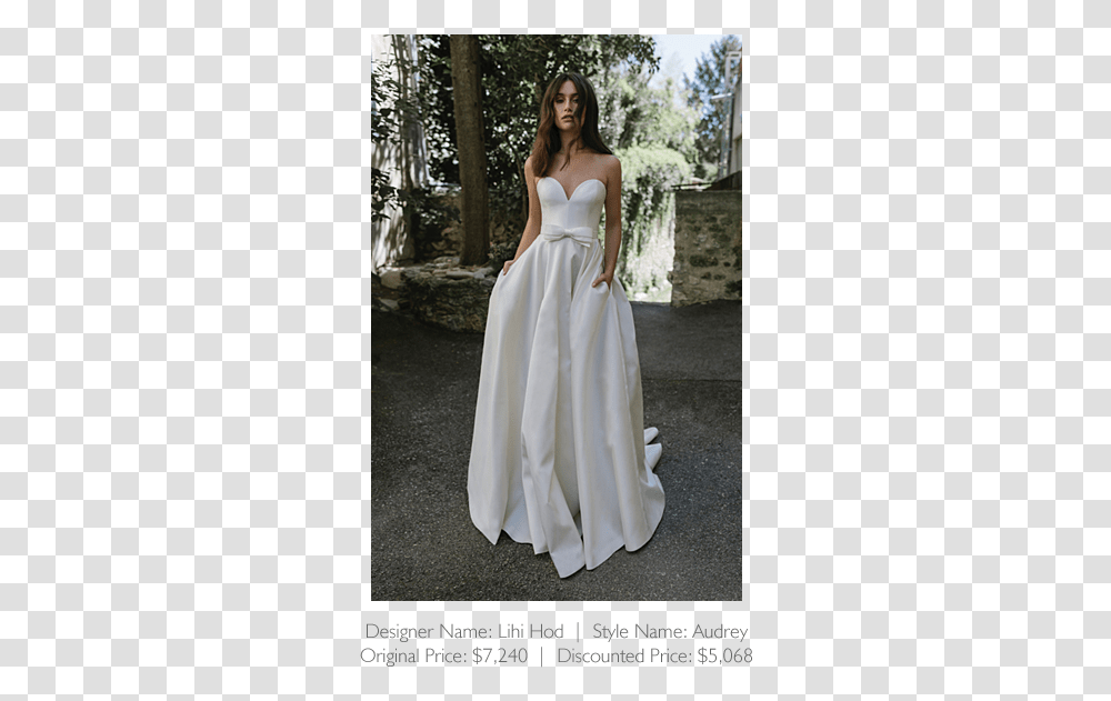 Hochzeitskleid Puffrmel, Dress, Female, Person Transparent Png