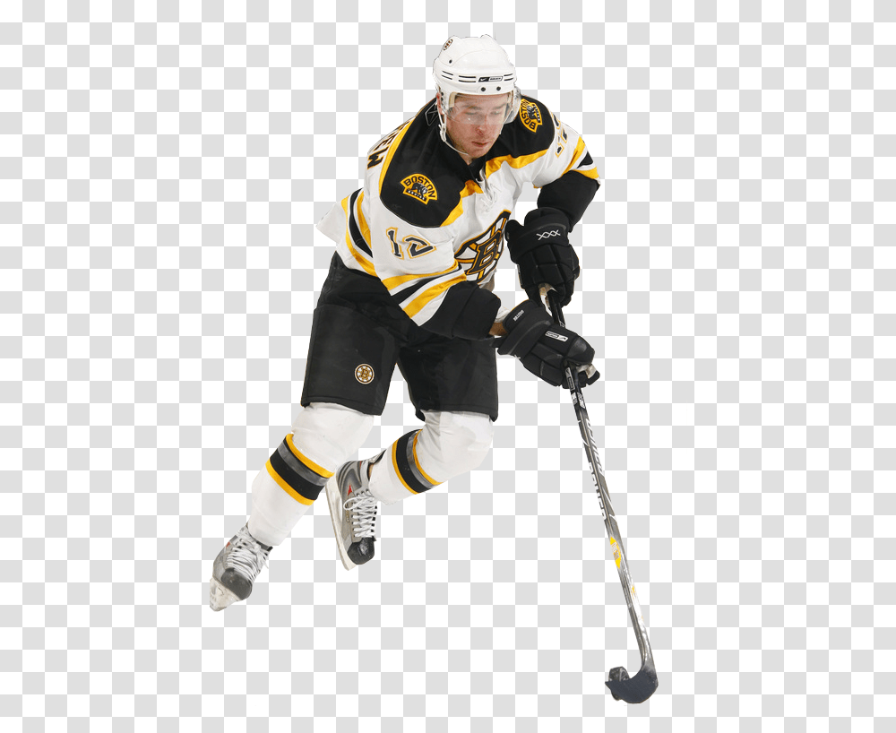 Hockey Background Boston Bruins Players, Helmet, Person, People Transparent Png